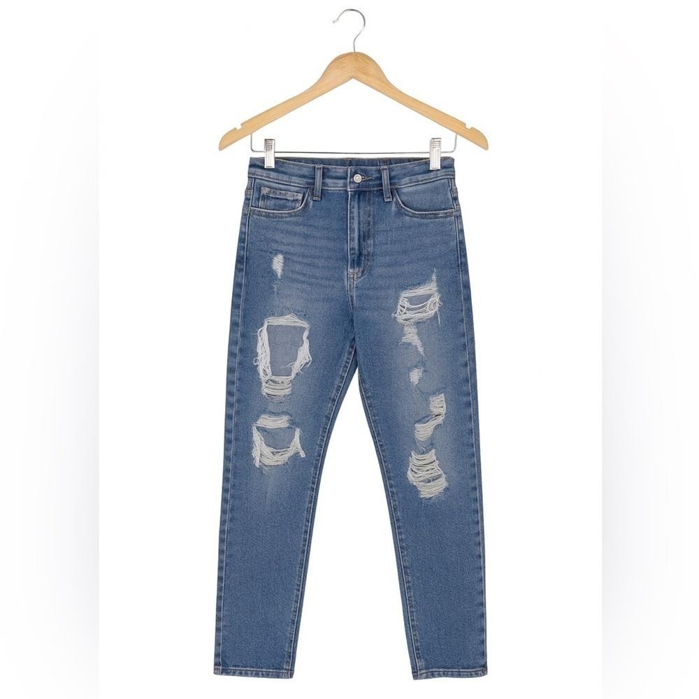 Hollister Size 1R Junior’s Low-Rise Boyfriend Vintage Stretched Ripped Jeans